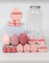 Sponge Set - Pink 15pc