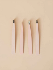 Pink 4pc Tweezers