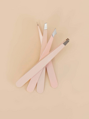 Pink 4pc Tweezers