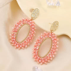 Coral Kiss Earrings
