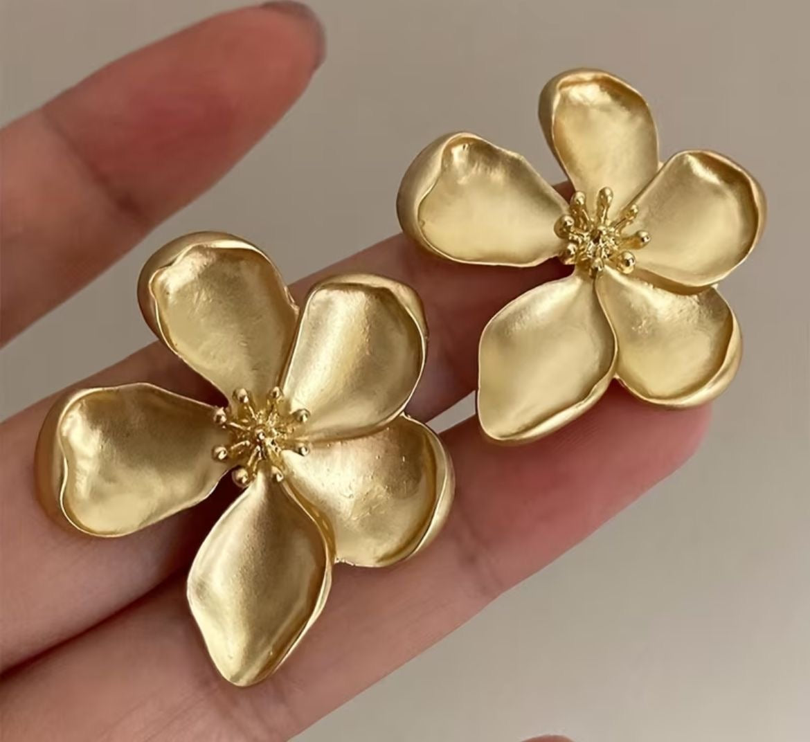Golden Blossom Earrings