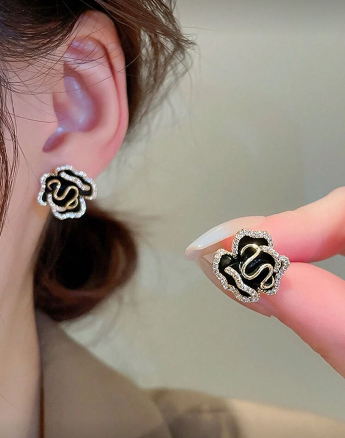 Midnight Bloom Earrings