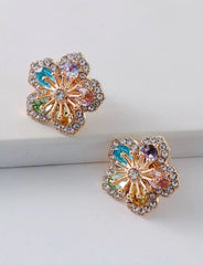 Rhinestone Radiance Earrings